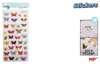 Naklejki 3D motyle - MP Main Paper