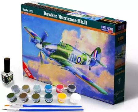 Model samolotu D-208 Hawker Hurricane Mk. IIc, 1:72