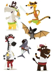 Tatuaże - Zwierzaki piraci - Herma