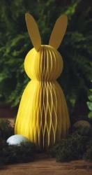 Dekoracja papierowa Króliczek na magnes 30cm - PartyDeco