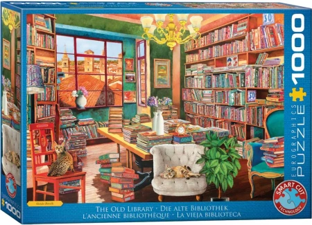 Puzzle 1000 The Old Library 6000-5888 - Eurographics