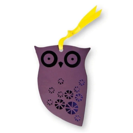 Zakładka do książek ze wstążką - Sowa Jagoda - Moses