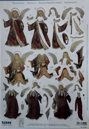 Arkusz do techniki 3D sztancowany 29,7x21cm - Galeria Hobby