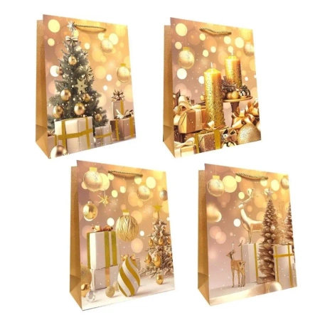 Torebka prezentowa L Boże Narodzenie mix - Ju-Piter