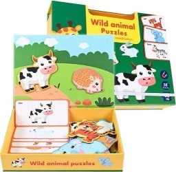 Układanka magnetyczna Zwierzęta - Smily Play
