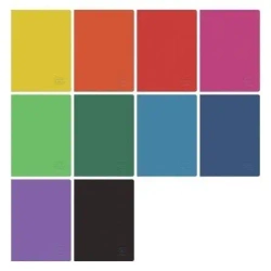 Zeszyt A5/60K gładki Rainbow (10szt) - HERLITZ