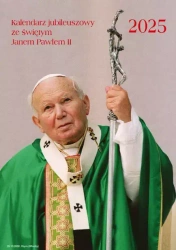 Kalendarz ze św. Janem Pawłem II 2025 - praca zbiorowa