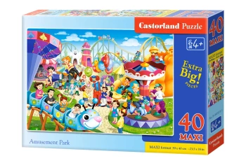 Puzzle 40 Maxi Park rozrywki B-040353-1 - CASTOR
