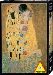 Puzzle Piatnik Klimt Pocałunek 1000