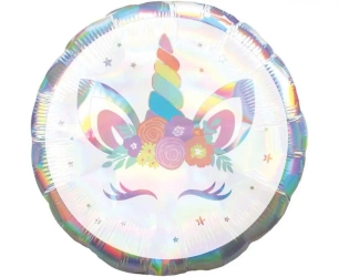 Balon foliowy Jednorożec opalizujący 46cm - Anagram
