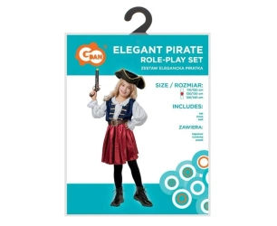 Strój dla dzieci Elegancka Piratka rozm. 120/130cm - Godan