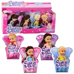 Laleczka mini wróżka 11,5cm MIX - Leantoys