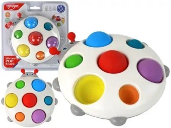 Silikonowa tablica kolorowa biedronka Pop It - Leantoys