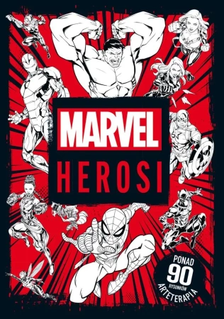 Arteterapia. Marvel Herosi - praca zbiorowa