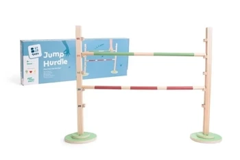 Skok przez płotki drewniany - BS Toys