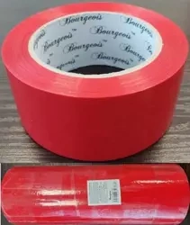 Taśma pakowa 48mmx100m czerwona (6szt) - Fresh