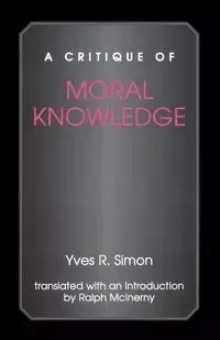A Critique of Moral Knowledge - Simon Yves R.