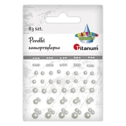 Kryształki samoprzylepne okrągłe 43szt - Titanum