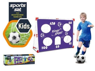 Bramka piłkarska z płachtą do celowania - Madej