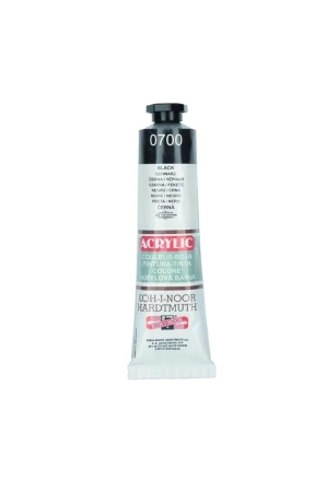 Farba akrylowa czarna 40ML - Koh-I-Noor