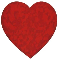 Naklejki papierowe na taśmie Serce 500szt - Titanum