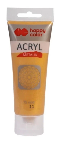 Farba akrylowa 75ml złota HAPPY COLOR - GDD