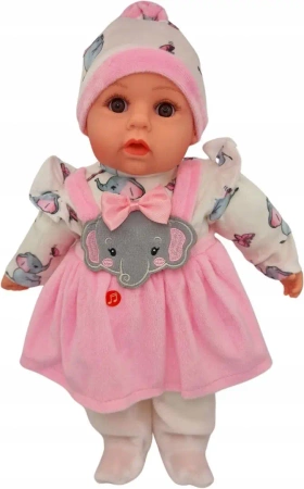 Lalka bobas mówi i śpiewa 45cm - MarioToys