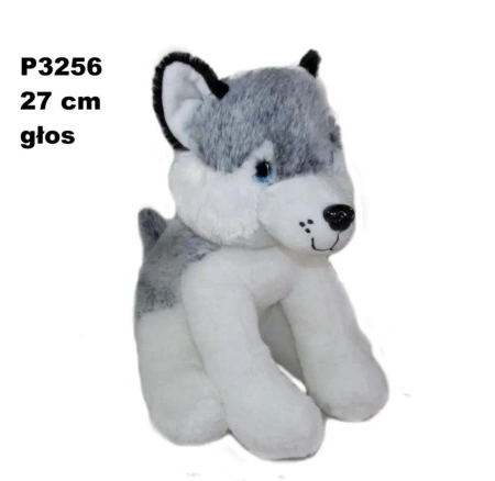 Pies husky z głosem 24cm - Sun-Day