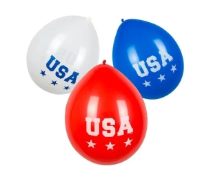 Balony USA 25cm 6szt - Godan