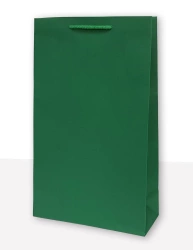Torebki prezentowe jednobarwna T4 zielona 10 sztuk - MER PLUS