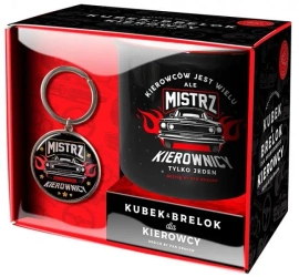 Zestaw kubek + brelok Hobby-Kierowca - Pan Dragon