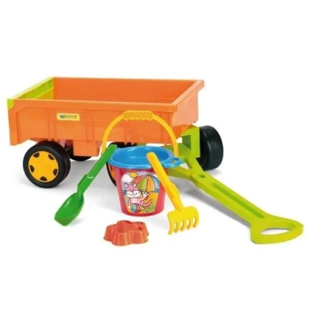 Wózek przyczepa z kompletem do piasku - WADER