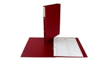 Teczka do akt osobowych 2R/3cm szeroka bordo - Biurfol