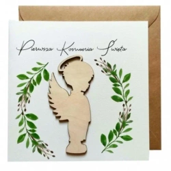Kartka Pierwsza Komunia Święta - Naem