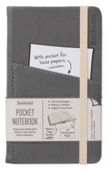 Bookaroo Notatnik Journal Pocket A6 - Szary - IF