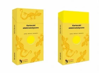 Karteczki elektrostatyczne 50szt żółte - Panta Plast
