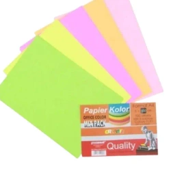 Papier kolorowy A4 5x100 arkuszy - Penword