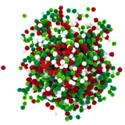 Pompony poliestrowe 1cm 1000szt - Dalprint dpCraft