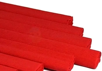 Bibuła marszczona 50x200cm czerwony (10szt) - GDD