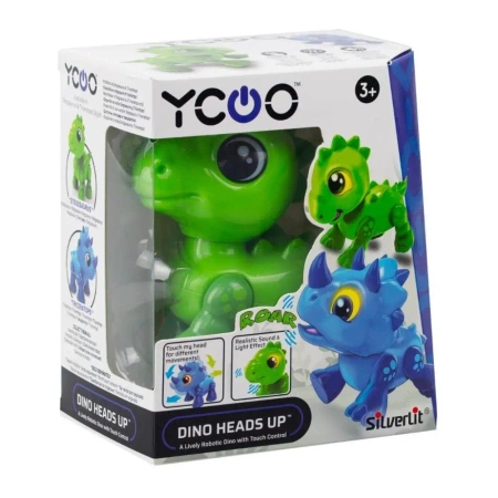 Robot Dino Heads Up zielony - Silverlit