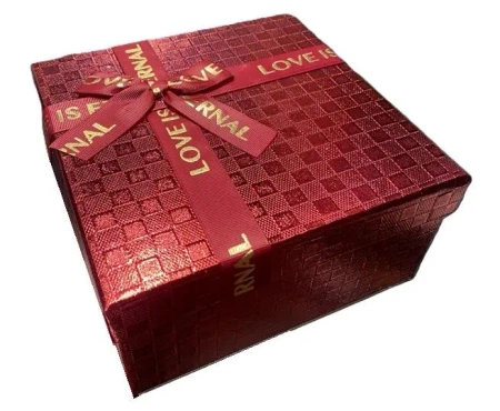Pudełko prezentowe 3szt red - Rozette