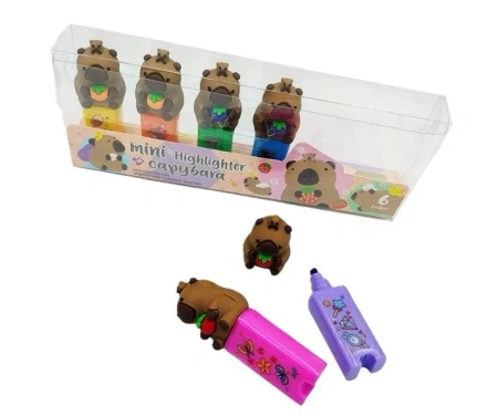 Zakreślacz mini 6szt Kapibara - Schemat