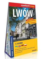 Comfort! map Lwów 1:10 000 plan miasta mini - praca zbiorowa