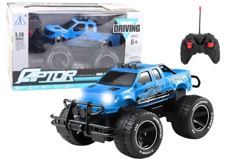 Terenówka R/C 1:14 niebieska - Leantoys