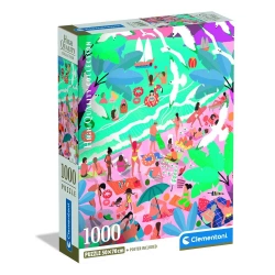 Puzzle 1000 Sunday At The Beach - Clementoni
