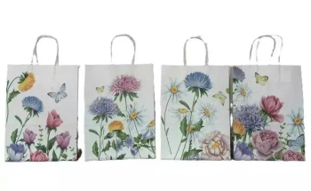 Torba prezentowa M kwiaty MIX - Wydawnictwo Diecezjalne i Drukarnia w Sandomierzu