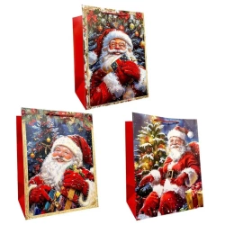 Torebka prezentowa L Boże Narodzenie mix - Ju-Piter