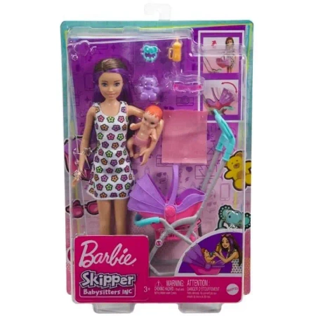 Barbie Skipper zestaw opiekunka GXT34 - Mattel