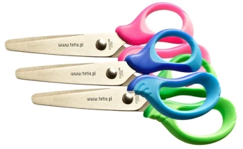 Nożyczki szkolne 5" MIX (20szt.) GN255-M - Tetis