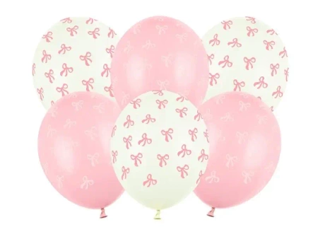 Balony Kokardki mix 30cm 6szt - PartyDeco